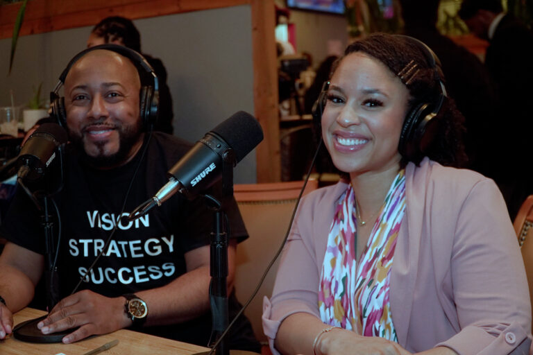 Charlotte networking events are creating long-lasting content with the video podcast booth.